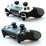 PAXO 2 x PS4 Silikon Schutzhülle schwarz / PS4 Controller Sleeve Bundle