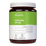 Vitaler's Sulforaphan 400 µg - 120 Tabletten, Vegan, 4 Monate Supplementation, Keine Konservierungsstoffe, Reine Zusammensetzung