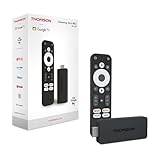 THOMSON Streaming Stick 140, Google TV, 4K UHD, Sprachsteuerung, Voice Control, Google Cast, Dolby Atmos, Dolby Digital Plus, Bluetooth 5.0, HDMI, HDR10, Wi Fi, 2 GB RAM, 8 GB Speicher