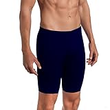 Easyglide Jammer Herren-Badeanzug, bequemes Polyestergewebe, Wettkampf-Training, Marineblau, 40