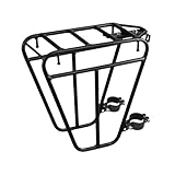 Fahrrad Gepäckträger,Fahrrad Vorderradgepäckträger,FahrradGepäckträger Aus Stahl Straßenfahr,25 Kg Tragfähigkeit,Radfahrer Equipment,Für Sport,Angeln,Camping,Rucksackreisen