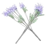 Zerodeko 2st Pflanze Künstlich Lila Blumenstrauß Dekor Kunstpflanze Realistischer -blumenstrauß Künstliche Lavendel Gefälschte Lavendelpflanze Kunst Pflanze Anlage Violett Künstliche