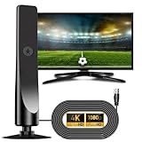 Festberg Hitenna Digitale TV-Antenne mit Verstärker - HD-Empfang, Plug & Play, Universal für Zuhause & Unterwegs