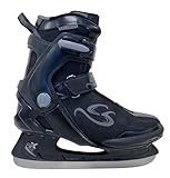 Cox Swain Schlittschuhe Frost, Softboots für Kinder und Erwachsene, Anfänger/Fortgeschrittene, Bequeme Passform, Edelstahlkufe vorgeschliffen Gr. 39