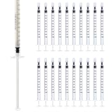 UYVPAER 20 Stück Kolostrum Spritze,1Ml Spritze,Spritzen 1Ml,Kolostrum Sammler,Spritze,Zum Nachfüllen Und Messen Von Flüssigkeiten, Wissenschaftliche Labors, Pflanzenbewässerung, Tierfütterung(