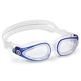 Aquasphere Unisex-Adult Eagle Schwimmbrille, blau transparent/transparentes Glas, Einheitsgröße