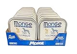 Monge Monoprotein Nassfutter für Hunde nur Huhn, natürlich ohne Farbstoffe, Konservierungsstoffe und Zuckerzusatz, Packung mit 24 Schalen (1 = 150 g)