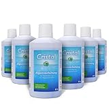 Cristal Pool Algenvernichter - Hochwirksames Algizid für kristallklares Wasser - 6 Liter - Verhindert Algenwachstum & schützt vor Verfärbungen