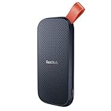 SanDisk Portable SSD 480GB, up to 520MB/s read speed, Festkörper-Laufwerk (Generalüberholt)