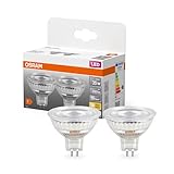 OSRAM Star Reflektor LED-Lampe für GU5.3-Sockel, klares Glas ,Warmweiß (2700K), 345 Lumen, Ersatz für herkömmliche 35W-Leuchtmittel, nicht dimmbar, Double-Pack