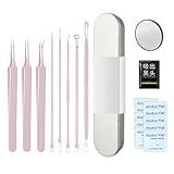 Pickel Popper Tool, Facial Extractor Kit, 20.0 cm Heavy Duty Professional Blemish Remover, Deep Cleaning Skincares, Acnes and Black Heads Removal Tools for Women, Men