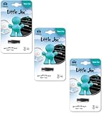 3er Pack Little Joe Lufterfrischer fürs Auto zur Montage an jedem Lüftungsgitter +/-45 Tage Frische im Auto (New Car/Türkis)