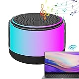 Kabellose LED-Lautsprecher – lauter Stereo-Sound mit LED-Nachtlicht, kreative, kabellose, klare Sound-Lautsprecher für Strand, Zuhause, Camping, Dusche
