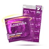 Loverelia Kondome Länger Lieben - 100 Stück (2 x 50 Stück) - konturierten Form - das Liebesspiel zu verlängern und den Genuss zu steigern – Naturkautschuk Latex - Vegan – Gefühlsecht