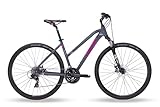 HEAD Damen I-Peak I Crossbike, Grau matt/pink, 46 cm