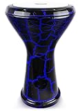 Orientalische Profi Darbuka Trommel Aluguß mit Ersatzfell und Tasche 3040-S-M