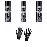 Iloda 3xOriginal Liqui Moly 400ml Lecksuchspray 3350 Schutzhandschuhe