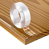 Gjinxi Klarer Kantenschutzstreifen Vorgeklebt Selbstklebend Babysicher Kantenschutzband Transparenter Eckenschutz Sicherheits Tischeckenschutz für MöBel und Schrankkanten 20 mm X 2 M