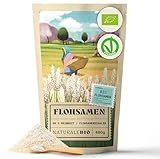 NaturaleBio Flohsamenschalen Gemahlen, 99% Reinheit, 400g natürliche Flohsamen Bio, Psyllium Samenschalen, Naturbelassen, rein, Ballaststoffreich, Vegan, Zum Auflösen in Wasser, Getränken und Säften.