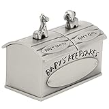 Qcwwy Meine Erste Zahnbox Special Memory Exquisite Babypartygeschenke Europäische Stildekor für Kleine (Antike Zinn)