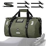 Generisch wasserdichte Motorradbeutel | 40L Motorrad -Schwanz -Trockenbeutel, reflektierende Streifen im Freien Reisegepäck im Freien, vielseitige Satteltaschen zum Reisen, Camping, Kajakfahren