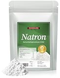 Feinwälder Natron Pulver 1kg I Baking Soda & Backnatron I Deutsche Abfüllung I Lebensmittelqualität I Vielseitig für Backen & Haushalt I Wiederverschließbare Tüte I Backpulver