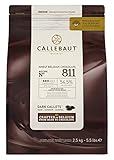 CALLEBAUT N 811 Belgische Zartbitterschokolade 54,5% – Gewicht 2,5 kg