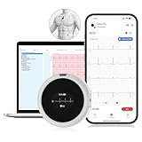 Checkme Lepodpro 7-Kanal-Ekg-GeräT FüR Zu Hause, 24-Stunden-Echtzeit-Ekg-Aufzeichnung, Ekg-Ereignismarkierung, Detaillierter Ai-Ekg-Bericht, Kompatibel Mit Mobile App Und Pc-Software