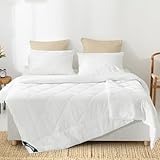 Dreamzie Bettdecke 135x200 cm Sommerdecke 150gsm, Sommer Steppdecke 135 x 200, Leicht Dünn Weiche Atmungsaktive Sommerbettdecke, Zudecke Mikrofaser, Zertifiziert Oeko-Tex