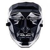 TK Gruppe Timo Klingler The Game squid Maske Bösewicht für Halloween, Fasching & Karneval als Kostüm für Herren & Damen