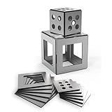 Schweißgutschein-Übungsset, Würfelwürfel und Rahmen, Baustahlplatte für Anfänger, 17 Gauge, 2 mm, umfassendes Trainingsset für MIG, WIG-Stick, Bogen, Gaslöten, 2 Stück