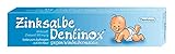 Dentinox Zinksalbe gegen Windeldermatitis rasche milde Wundheilung Wundsalbe, Geschmacksneutral, für Babys Salbe, Farblos, 45 g Crème