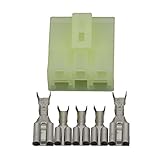 TACOON 10 Sätze 5-polige zusammengesetzte Kfz-Steckverbinder Motorradsteckverbinder mit Klemmen DJ70510-6.3 7.8-21 5P