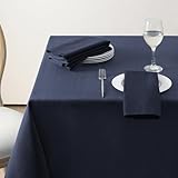 Softalker Jacquard-Tischdecke, rechteckig, geometrisches Linienmuster, wasserdicht, Damast-Tischdecken, schmutzabweisend, waschbar, Polyester-Tischdecken für Küche, Esszimmer und Partys (152,4 x 304,8