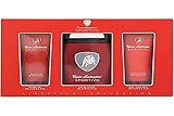 Lamborghini Sportivo 3-teiliges Geschenkset: Eau de Toilette, 125 ml, Duschgel, 100 ml, Aftershave Balsam, 100 ml