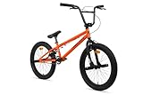 FabricBike Hawks - 20' BMX-Rad, leichtes Freestyle-Rad für 6- bis 13-Jährige, 360-Grad-Rotor, 3 Farben erhältlich. (Matte Orange)