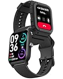 BANLVS Smartwatch Herren, 1,8' Gesundheitsuhr mit 100 Sportmodi, Herzfrequenz, Blutsauerstoff, Schlafmonitor, IP68 Fitness Tracker Tracker Schrittzähler für iOS Android