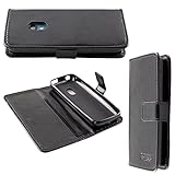 caseroxx Handy Hülle Tasche kompatibel mit Nokia 125/150 (2020) Bookstyle-Case Wallet Case in schwarz