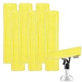 KAIYAYA 6 Stück Mikrofaser Wischbezug Fenstersauger für Kärcher Fensterreiniger Ersatzteile Geeignet für Kärcher Fenstersauger Ersatzteile Fensterwischer für Kärcher WV2 WV5 WV6 Plus
