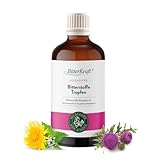 BitterKraft! Alkoholfrei BIO Bitterstoffe Tropfen nach Hildegard von Bingen | hochdosierte Bittertropfen | 9 erlesene Bitterkräuter für den Darm & die Verdauung | 100% Natur (100ml)
