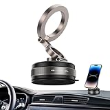Magnetische Vakuum-Saugnapf-Telefonhalterung – 360 Grad verstellbare Smartphone-Halterung | Kfz-Handyhalterung