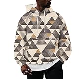 Hoodie Herren,Premium-Hoodie Herren Drucken Kapuzenpullover Sweatjacke Kapuzenjacke Sweatshirt Langarm Hoodie Kapuzenpulli mit Taschen Pullover Casual Fitness Sport Training Herbst Winter