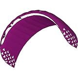 HQ4-Kites Powerkites - Apex 11.0 Purple, Kite only, Depower Lenkmatte Bar Kite, für Einsteiger und Fortgeschrittene, Fläche: 11.0qm, Spannweite: 640cm, 3-21 Knoten