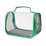 Schmetterlingsgehege – Netz-Raupenhaus, Schmetterlingsterrarium, 26 x 19 x 19,5 cm, leicht zu beobachtender, transparenter Sichtbehälter, Raupenhaus für Freunde, Familie, Teenager, Kinder im Freien