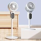 GWFBLID Mobile Klimaanlage energiesparender Standventilator mit Fernbedienung 3 Modi Ventilator mit Kühlung Oszillierend 12h Timer LED-Display Leise Luftkühler Air Conditioner für Zimmer Wohnungen