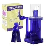 LetCart Handstrickmaschine,Mini Handbetriebene Strickmühle Maschine, Kunststoff Strickmühle strickliesel für Socken Schmuck Armbänder Hut DIY Handmade für Handarbeit Lovers