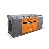 iPELLET Torfbriketts – Natur-Brennstoff für Kamin & Ofen | Lange Brenndauer, wenig Asche | 10 kg Box oder 1 Tonne Palette (10 kg Box)