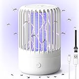 Insektenvernichter Mückenfalle Elektrisch, Mückenlampe Mückenschutz Insektenfänger UV Licht Insektenvernichter, Leistungsstarke USB Schädlingsbekämpfungsfallen für drinnen und draußen
