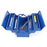 Werkzeugkasten Werkzeugkoffer 5 Fächer Metall Werkzeugkiste leer Werkstatt Werkzeugbox Toolbox Organizer