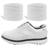 NDTEZUGT 2 Paar Schnürsenkel aus Baumwolle, rund, dünn, Ersatz-Schnürsenkel für FootJoy Golf-Sportschuhe, Weiss/opulenter Garten, 39'/100cm